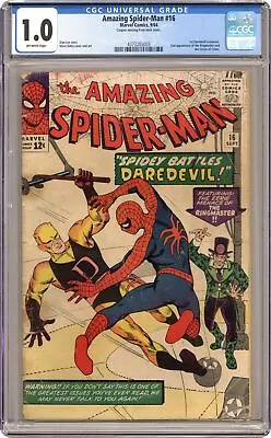 Buy Amazing Spider-Man #16 CGC 1.0 1964 4373203003 • 235.86£