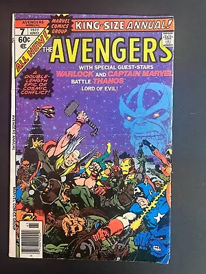 Buy Avengers Annual #7 Marvel Comics 1977 GD/VG • 12.05£