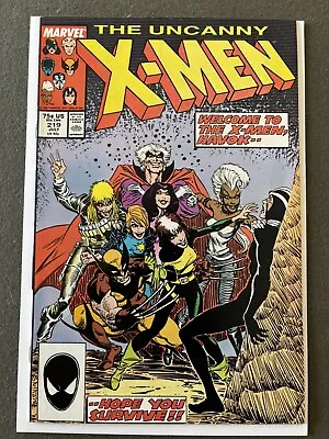 Buy Uncanny X-Men #219 (1987, Marvel) Key Issue, Havok Joins The X-Men NM • 4.74£