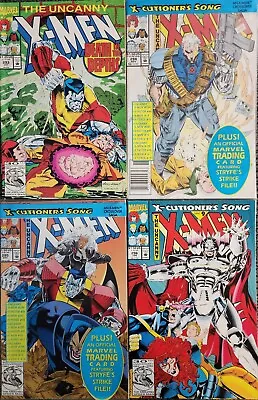 Buy Uncanny X-Men 293, 294, 295, 296 1993 X-Cutioner's Song Marvel Comic Book Lot • 20.07£