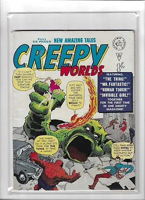 Buy Creepy Worlds #'s 32 - 38 [Fantastic Four Reprints #'s 1 & 5 Etc] Super Scarce • 2,495£