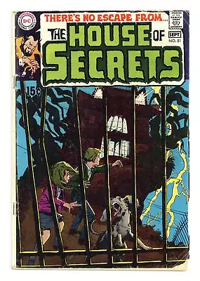 Buy House Of Secrets #81 GD+ 2.5 1969 1st App. Abel • 39.18£