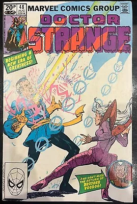 Buy Marvel Comics Doctor Strange #48 1981 1st Meeting Brother Voodoo NM • 12.99£