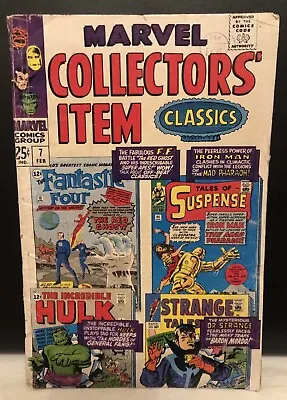 Buy Marvel Collector's Item Classics #7 Comic Marvel Comics 1967 Silver Age 2.0 • 10.04£