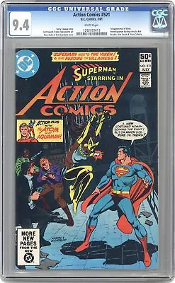 Buy Action Comics #521 CGC 9.4 1981 1292970013 1st App. Vixen • 138.03£