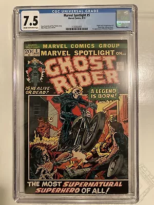 Buy Marvel Spotlight #5 (Aug 1972, Marvel) CGC 7.5 (Cream To OW Pages) • 1,541.68£