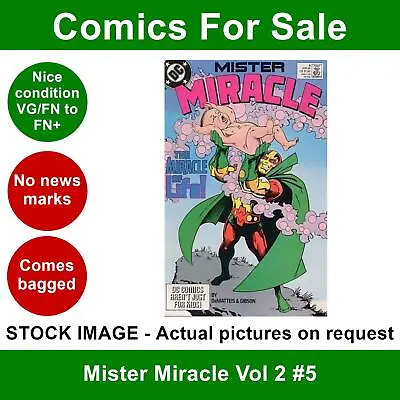 Buy DC Mister Miracle Vol 2 #5 Comic - VG/FN+ 01 June 1989 • 3.99£