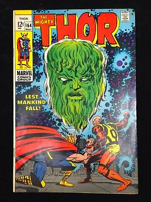 Buy Thor #164 - 3rd Cameo Appearance And Origin Of HIM (Marvel, 1969) FN (6.0) • 27.66£