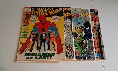Buy Amazing Spider-Man 87, (Marvel, Aug 1970), 258, 165, 159, Low Grade, Comic Lot • 44.05£