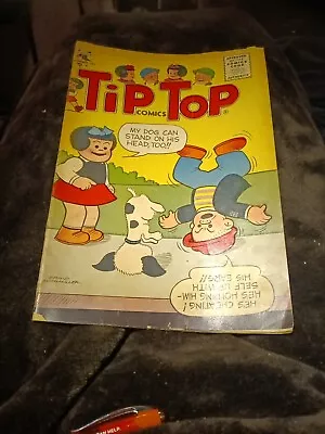 Buy ST JOHN TIP TOP COMICS #205 Silver Age 1956 Early PEANUTS Appearance 1st Print • 41.07£