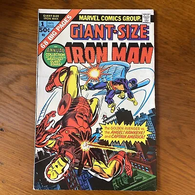 Buy Giant-Size Iron Man #1 - Back Issue - Marvel Comics - 1975 Bronze Age Marvel • 18.99£