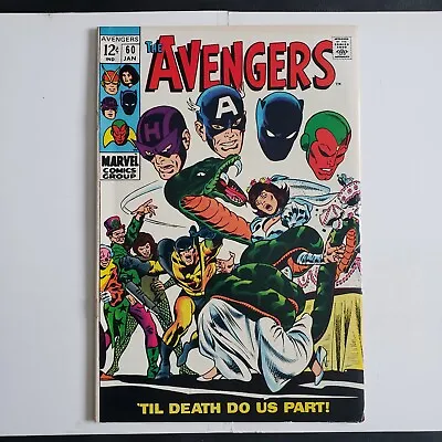 Buy The Avengers #60 Vol. 1 (1963) 1969 Marvel Comics • 38.61£
