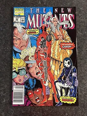 Buy New Mutants #98 Marvel 1st Print First Deadpool Appearance Newsstand C • 320£