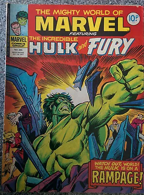 Buy The Incredible Hulk And Fury  #265 Dated 1977 - Marvel British Comic • 1.25£