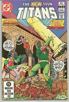 Buy The New Teen Titans #18 : April 1982 : DC Comics. • 9.95£