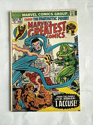 Buy Marvel’s Greatest Comics #48 (1974) Fantastic Four • 7.88£