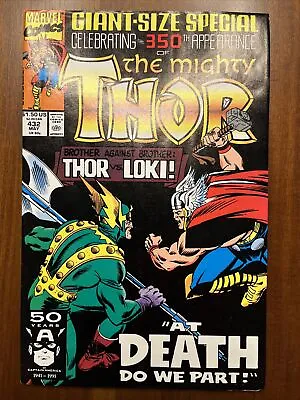 Buy The Mighty Thor #432, Loki, Odin, Mephisto VF • 5.51£