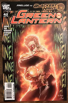 Buy Green Lantern #42 By Johns Tan Larfleeze Corps Blackest Night Variant A 2009 • 3.24£