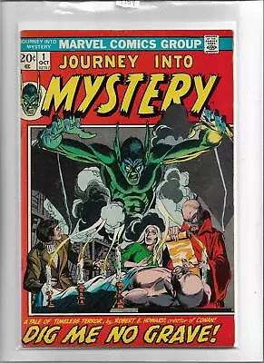Buy JOURNEY INTO MYSTERY #1 1972 VERY FINE+ 8.5 4759 Cover Tanning • 27.63£