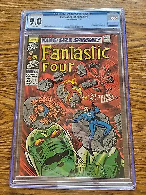 Buy Fantastic Four Annual 6 CGC 9.0 VF/NM  1st Franklin Richards & Annihilus W Pages • 794.34£
