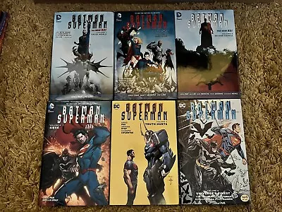 Buy Batman Superman New 52 Lot Of 6 Hardcover Vol 1,2,3,4,5,6 DC Comics • 22£