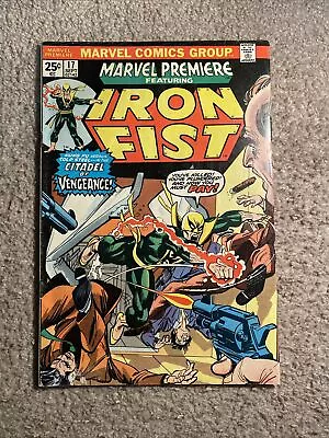 Buy Marvel Comics Marvel Premiere Iron Fist #17 3rd Appearance Citadel Of Vengeance • 14.07£