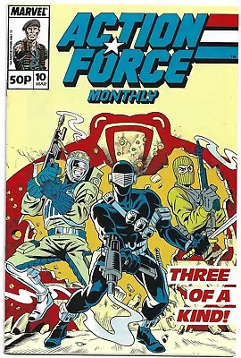 Buy Action Force Monthly #10, 1989, Marvel Comic • 6£