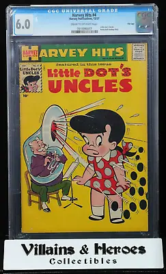 Buy Harvey Hits #4 ~ CGC 6.0 ~  Little Dot’s Uncles  ~ File Copy ~ Harvey Pbl (1957) • 118.58£