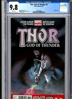 Buy CGC 9.8 Thor: God Of Thunder #6 Origin Of Gorr • 169.50£