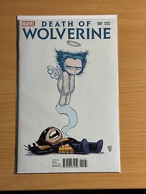 Buy Death Of Wolverine #1 2014 Skottie Young Baby Variant Cover NM BB • 2.99£