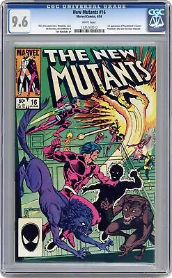 Buy New Mutants #16 CGC 9.6 1984 1225163012 1st App. Warpath • 87.95£