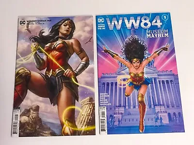 Buy Wonder Woman Bundle!! WW84#1 Walmart Exclusive Variant!!Wonder Woman #755!!2020! • 9.38£