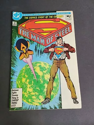 Buy SUPERMAN: THE MAN OF STEEL # 1 Of 6 (DC Comics, Byrne/Giordano, 1988) VF- • 1.99£