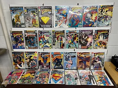Buy LOT 28 SUPERMAN 499 501 502 505 507 508 400 Annuals Action Birthright Man Steel+ • 34.15£