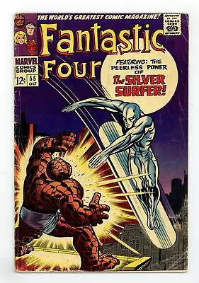 Buy Fantastic Four #55 GD+ 2.5 1966 • 34£