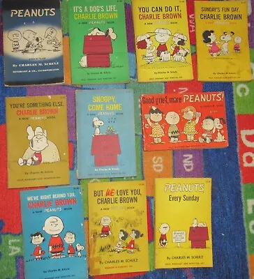 Buy PEANUTS Lot: 10 Snoopy Holt Rinehart Winston Some 1st Editions READ DESCRIPTION • 28.45£