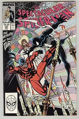 Buy Spectacular Spider-Man #137 April 1988 FN Tarantula • 2.36£