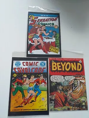 Buy Dc Comic 3 Cards / Wonder Woman And The Beyond 1952 Theme • 2.99£