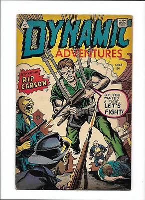 Buy DYNAMIC ADVENTURES #8 [1960's GD+] PARACHUTE COVER!   I.W./SUPER REPRINTS • 31.62£