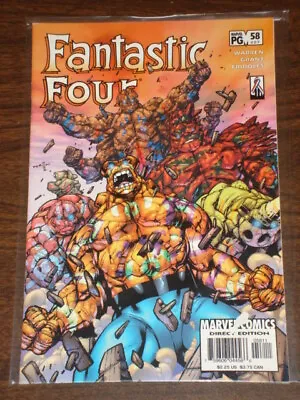 Buy Fantastic Four #58 Vol3 Marvel Comics Ff Thing October 2002 • 2.99£