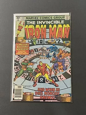 Buy Marvel Comics Bronze Age First Series Iron Man #123 Newsstand • 15.76£