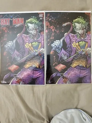 Buy Batman #251 Tyler Kirkham Battle Damaged Joker Set (Foil & Trade) NYCC 2023 • 77.46£
