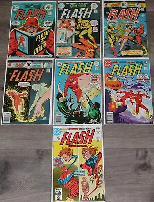 Buy The Flash Comics Lot - 227(1974), 233,237(1975), 242,245(1976), 295, 296 (1981) • 47.49£