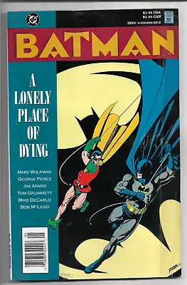 Buy LOW-GRADE Batman A Lonely Place Of Dying TPB 1990 1st Print 440-442 Titans 60-61 • 7.08£