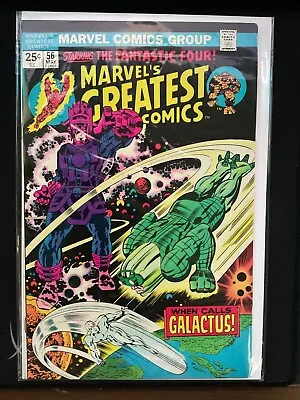 Buy Marvel's Greatest Comics #56 FN; Marvel | Fantastic Four 74 Reprint • 7.10£
