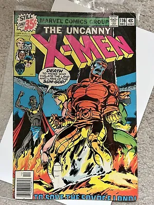 Buy Uncanny X-Men #116 1st Mention Of Wolverine's Healing Powers! (Marvel, 1978) • 11.79£