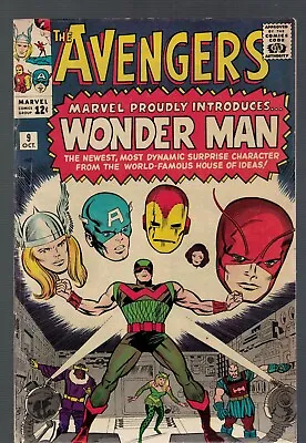 Buy Avengers 9 1st Wonder Man 1964 Fn- 5.5 • 349.99£