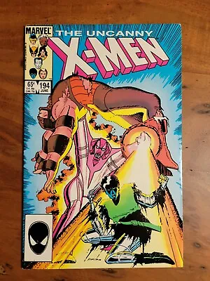 Buy Uncanny X-Men #194 (Marvel 1985) 1st Fenris : Juggernaut App • 3.15£