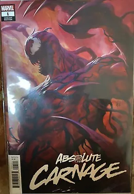 Buy ABSOLUTE CARNAGE #1 (2019) ARTGERM VARIANT COVER - MARVEL COMICS 1st PRINT NM • 9.95£