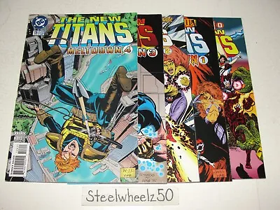 Buy New Teen Titans #126-130 Comic Lot DC 1995 127 128 129 Meltdown FINAL ISSUE RARE • 20.07£